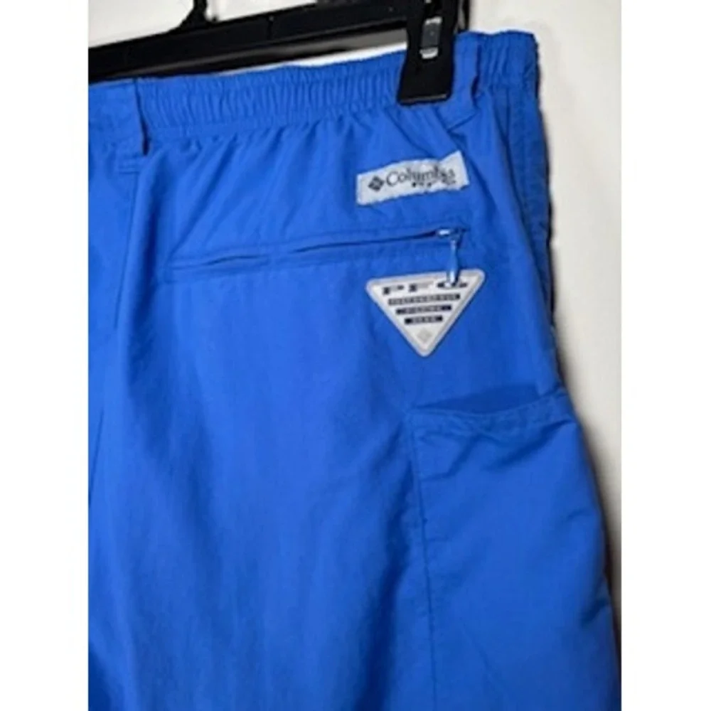 Columbia PFG Shorts Size Small Blue Omni-Shade Swim Trunks‎ Fishing Gorpcore